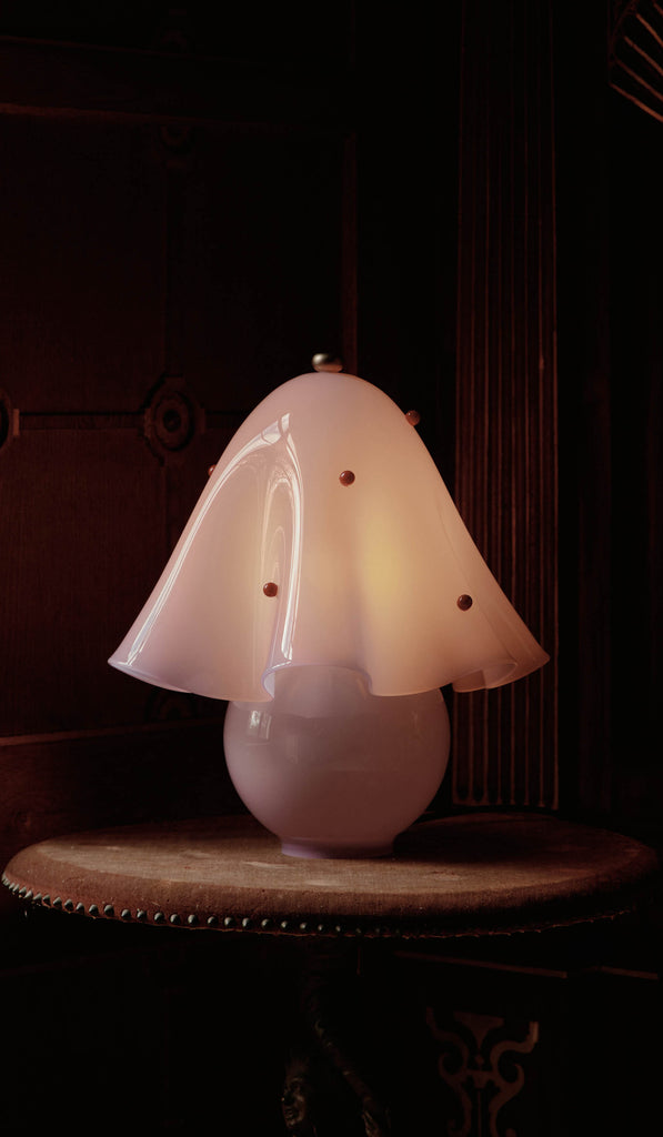 In Common With Blown Glass Fazzo Table Lamp with Dot Embellishments