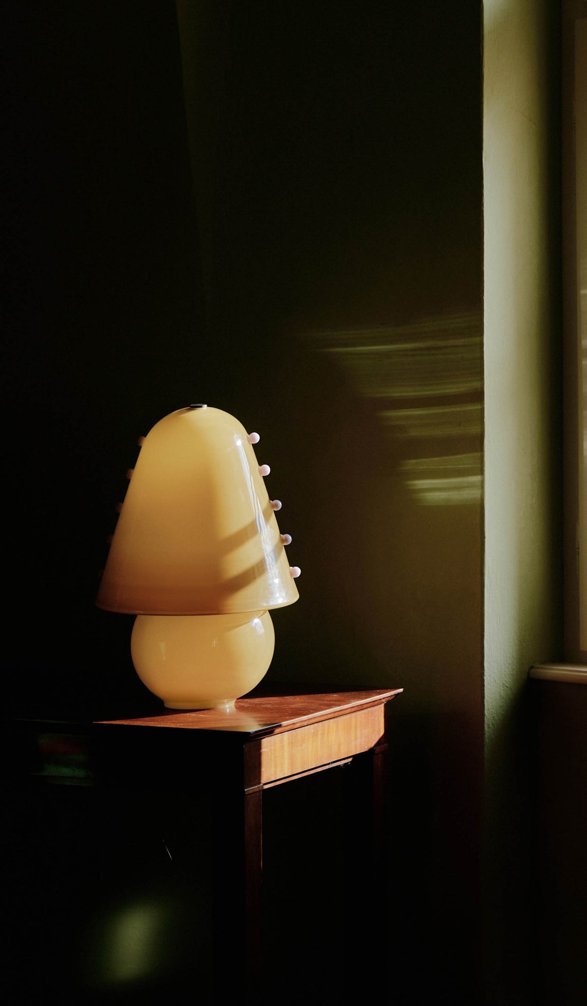 In Common With Large Blown Glass Gemma Table Lamp
