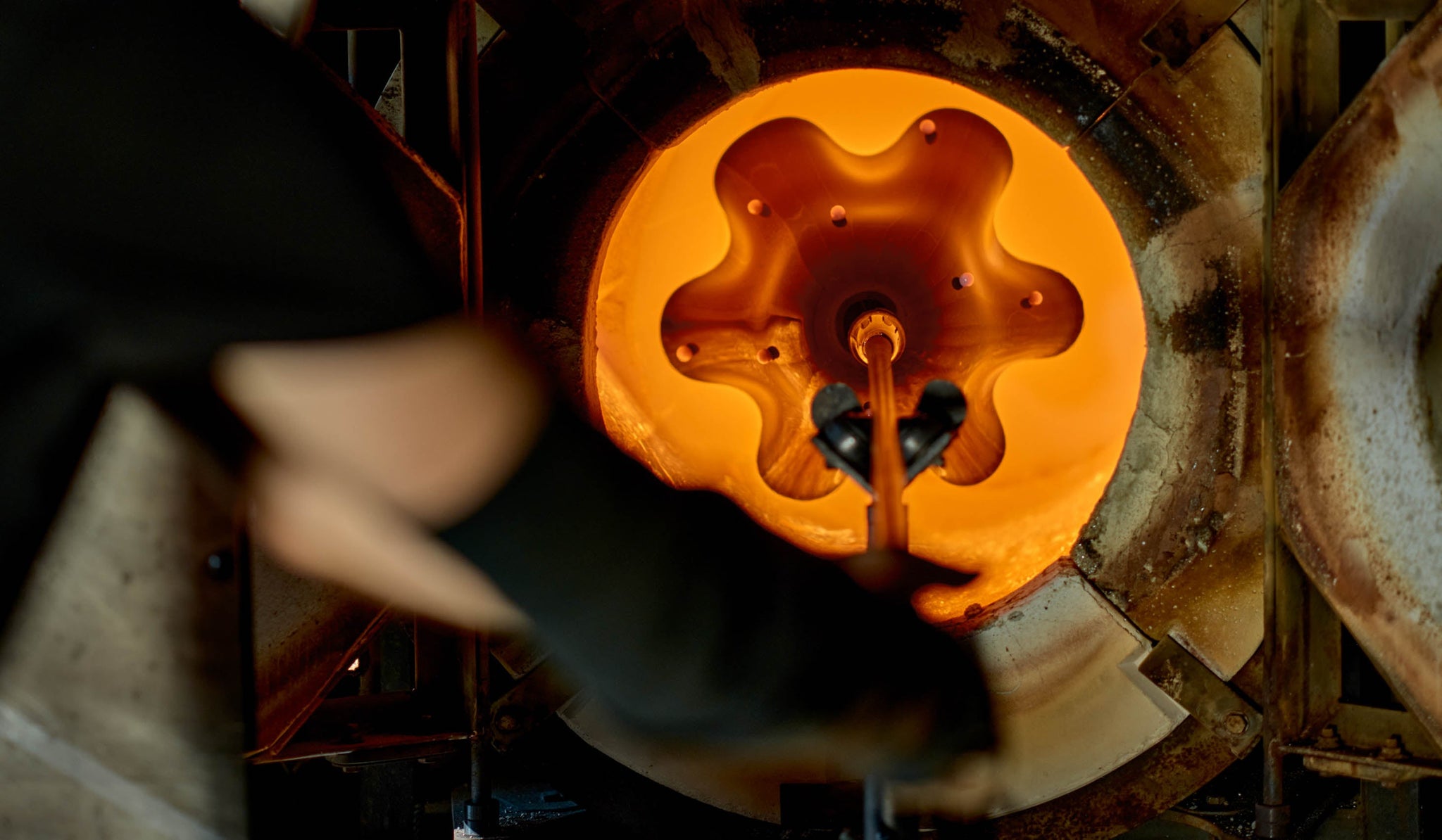 In Common With Blown Glass Fazzo Surface Mount with Dots