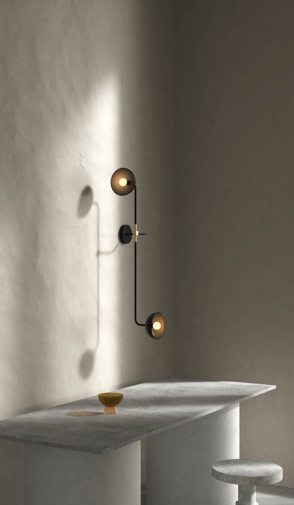 Lambert & Fils Beaubien 04 Wall Double Shade Sconce