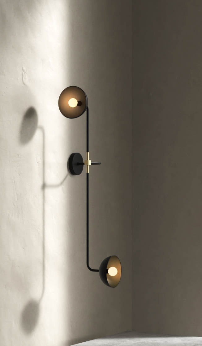 Lambert & Fils Beaubien 04 Wall Double Shade Sconce