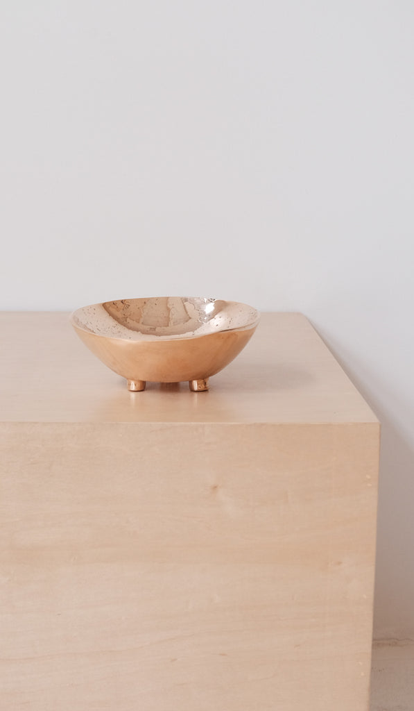 Nancy Pearce Cast Bronze 3 Footed Bowl, , Nancy Pearce, SPARTAN SHOP