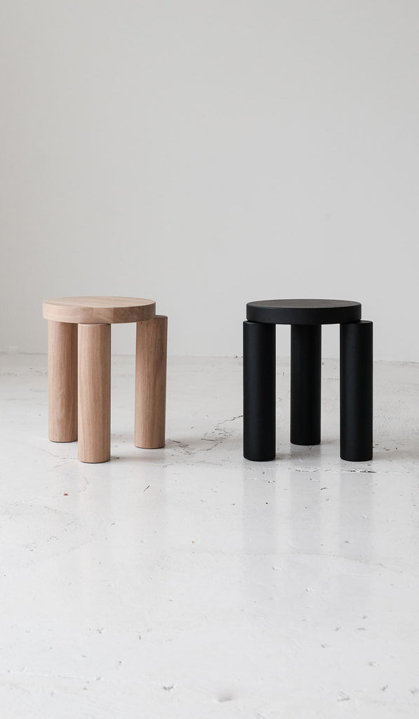 Resident Offset Stool / Side Table