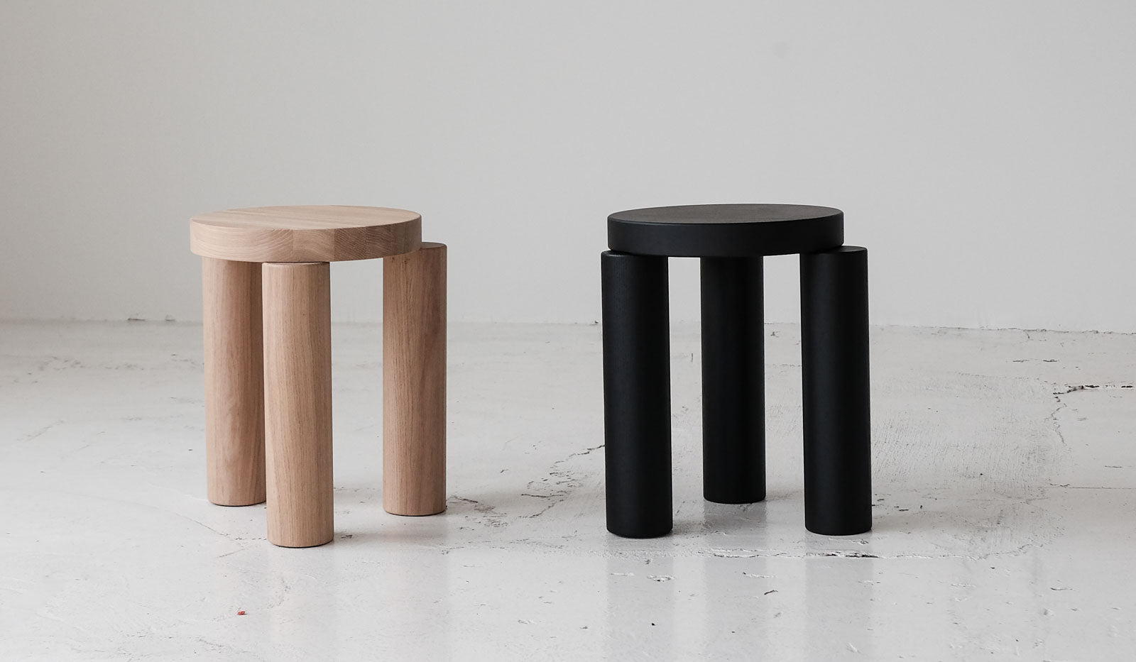 Resident Offset Stool / Side Table