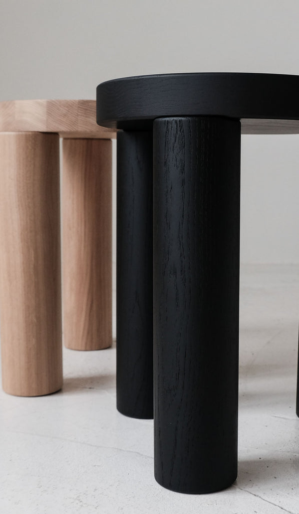 Resident Offset Stool / Side Table