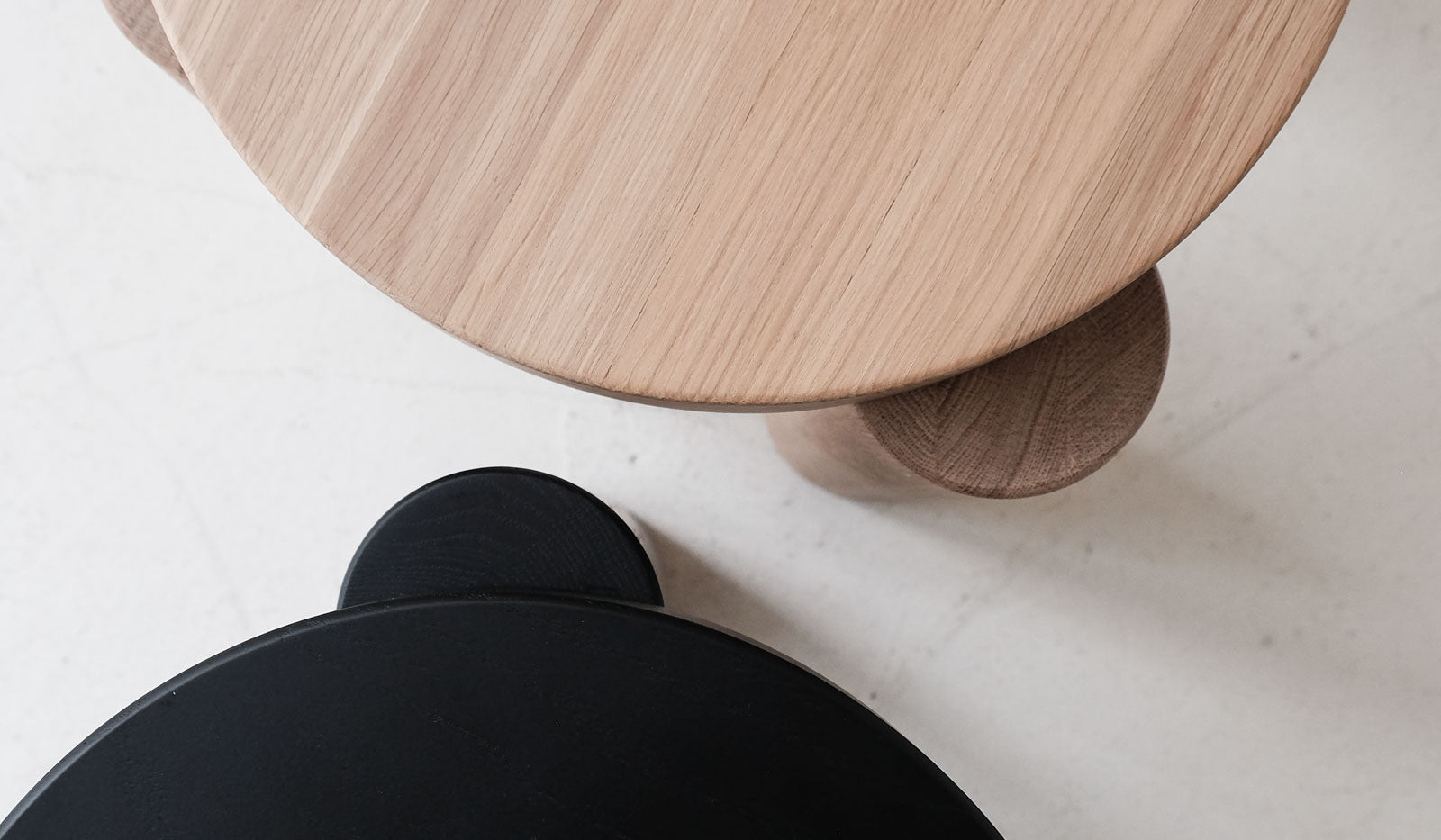 Resident Offset Stool / Side Table