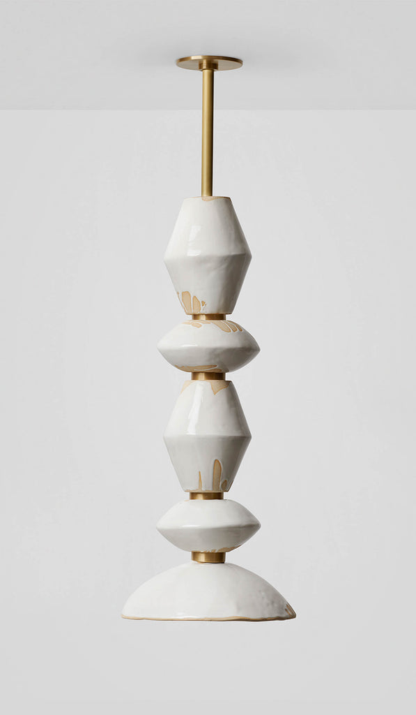 Rosie Li Pilar Mixed Column Round Pendant