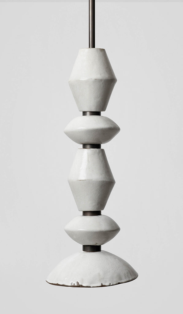 Rosie Li Pilar Mixed 05 Column Round Pendant