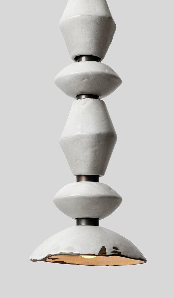 Rosie Li Pilar Mixed 05 Column Round Pendant