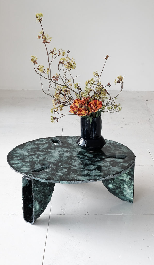 Ross Hansen Green Molded Table