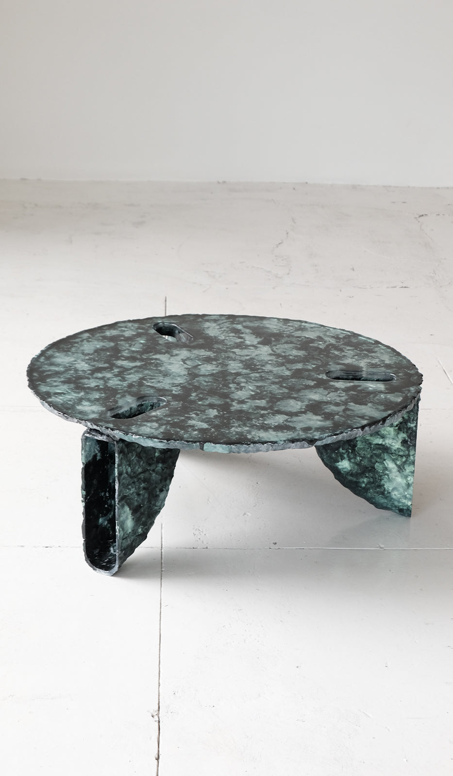 IN STOCK Ross Hansen Green Molded Coffee Table