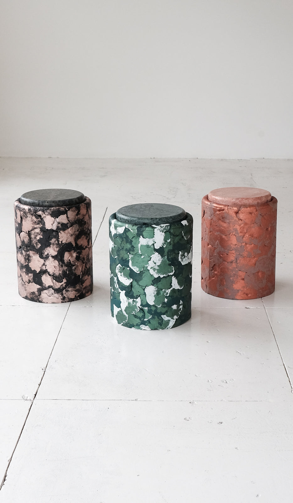 IN STOCK Ross Hansen Black Barrel Table