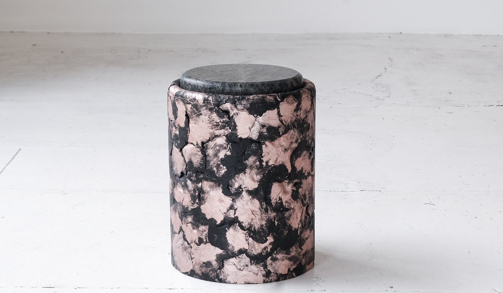 IN STOCK Ross Hansen Black Barrel Table