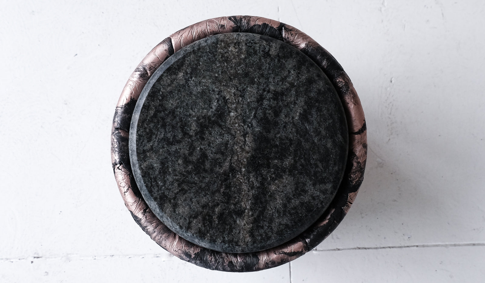 IN STOCK Ross Hansen Black Barrel Table