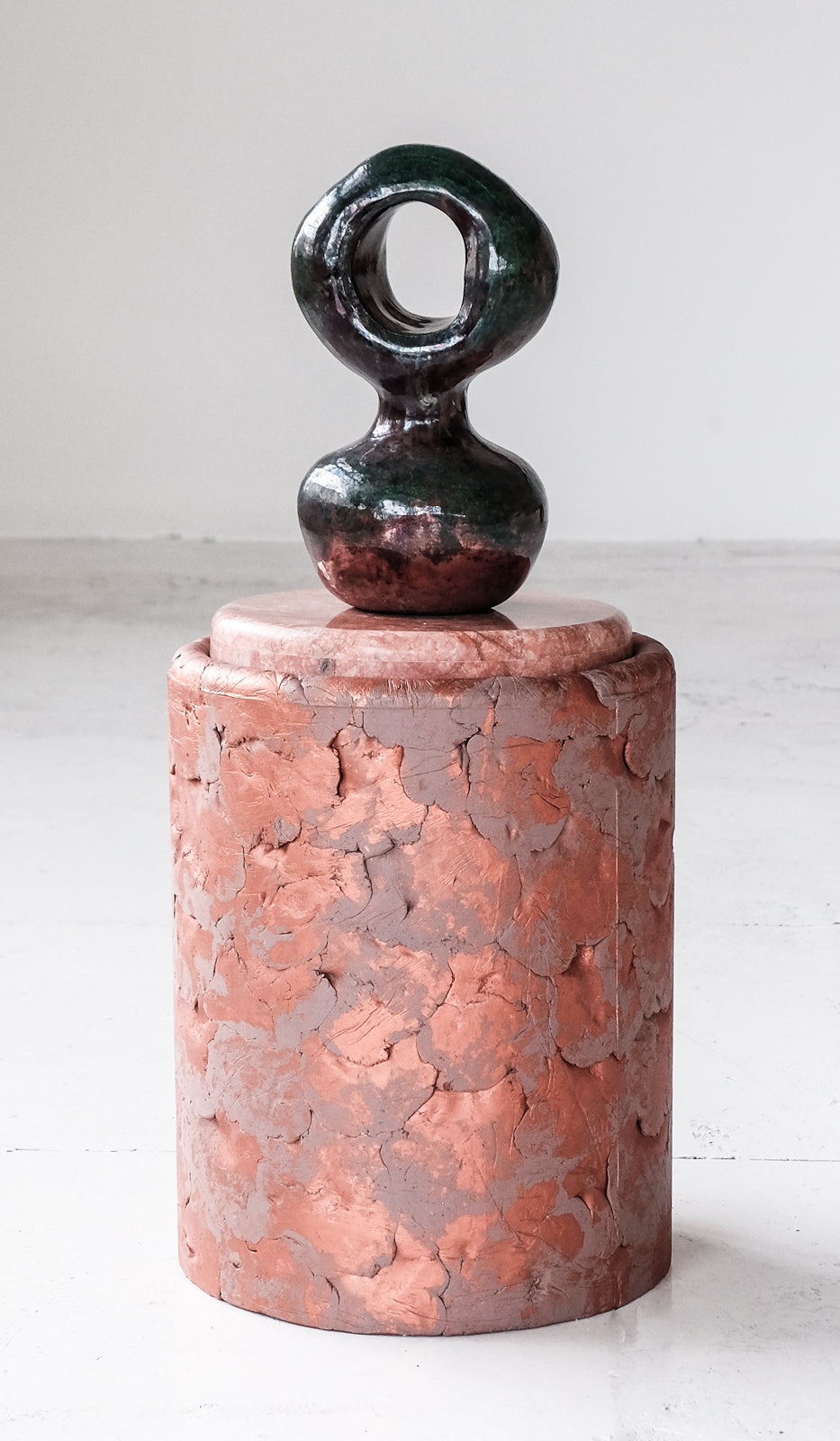 IN STOCK Ross Hansen Copper Barrel Table