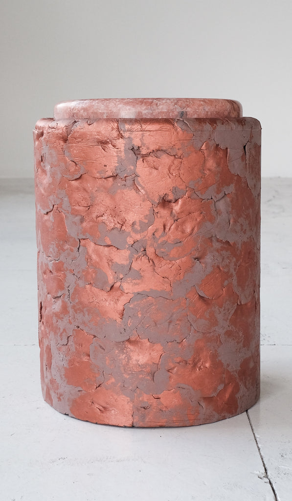 IN STOCK Ross Hansen Copper Barrel Table