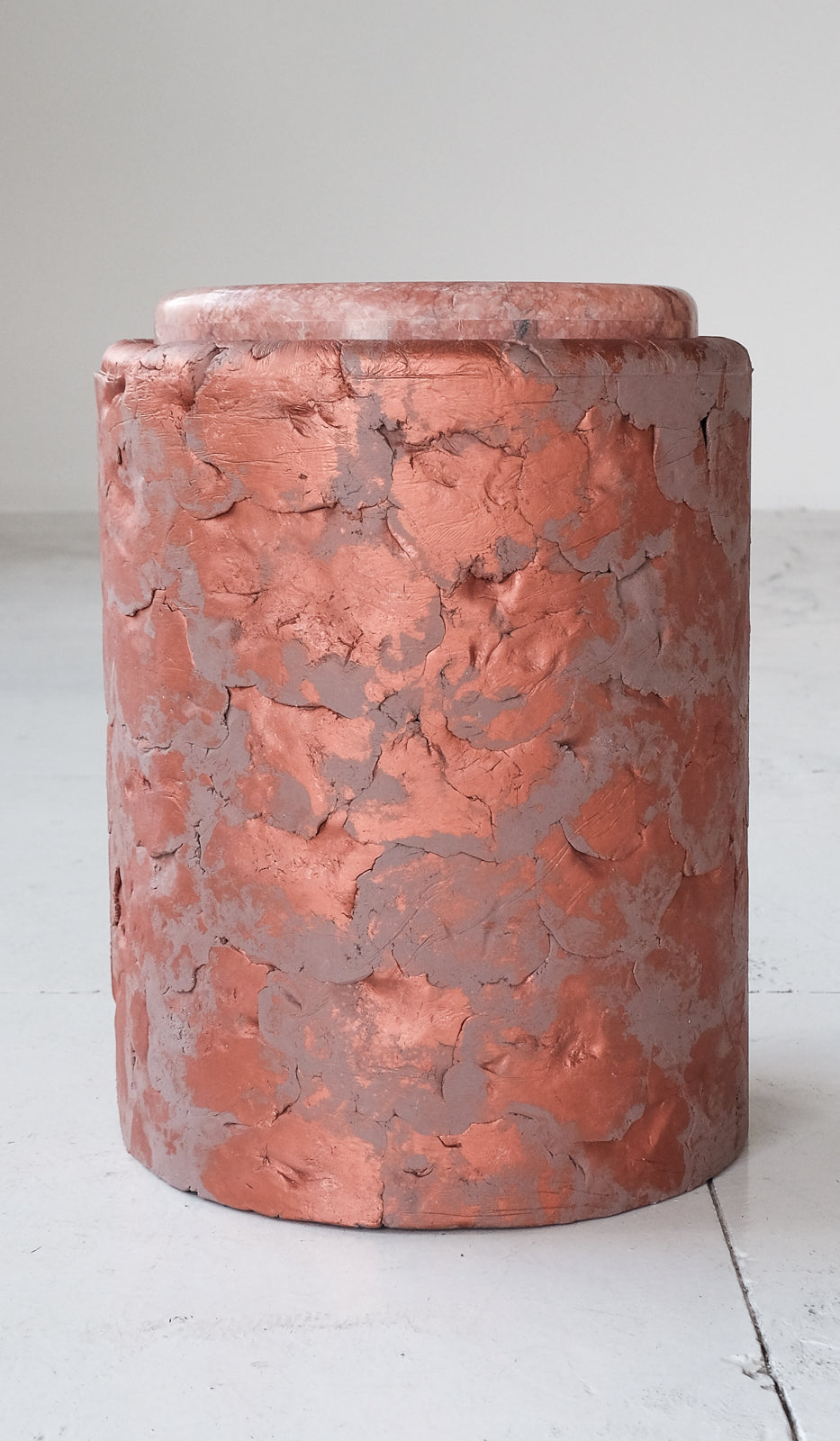 IN STOCK Ross Hansen Copper Barrel Table