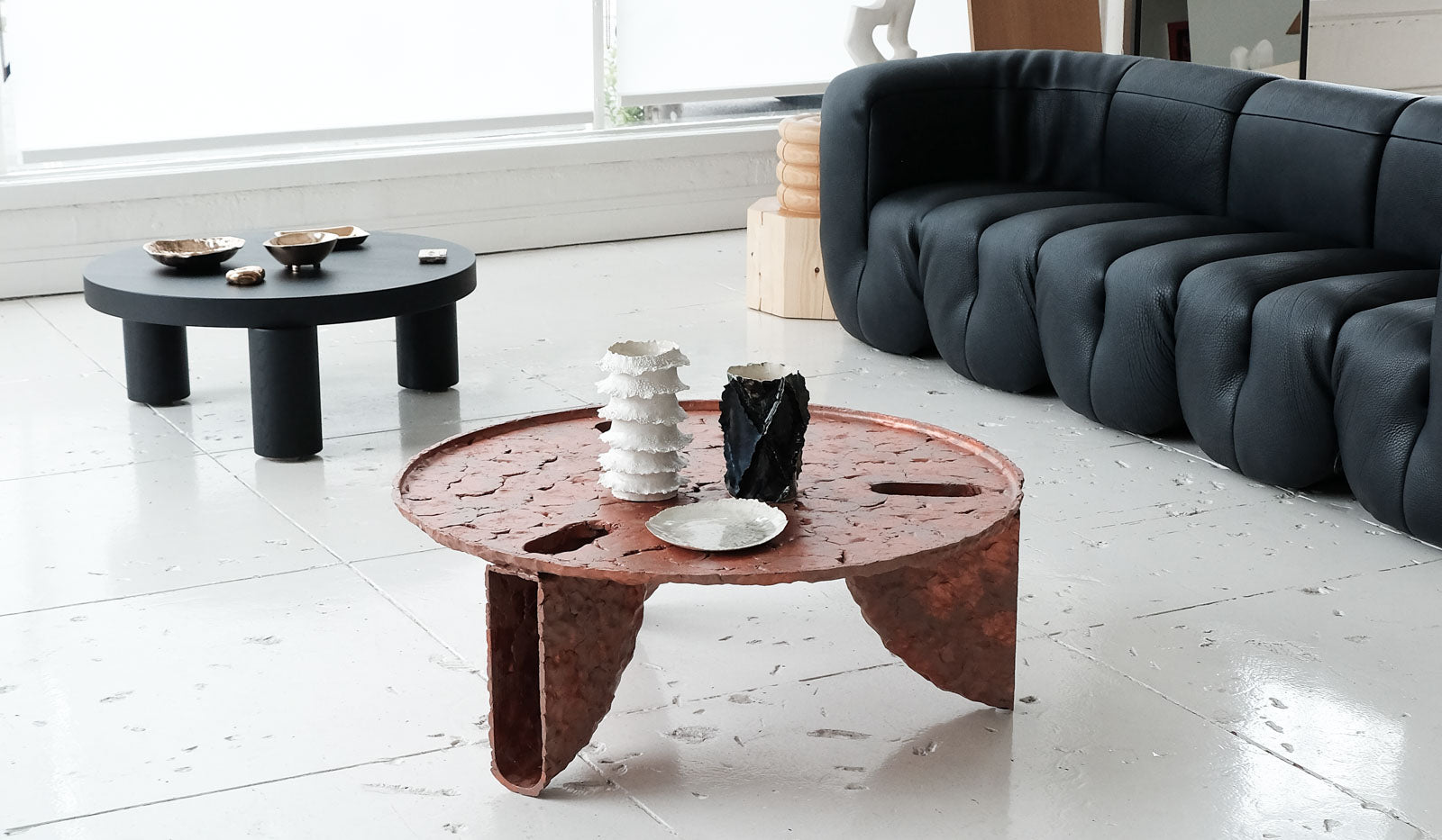 Ross Hansen Copper Molded Coffee Table