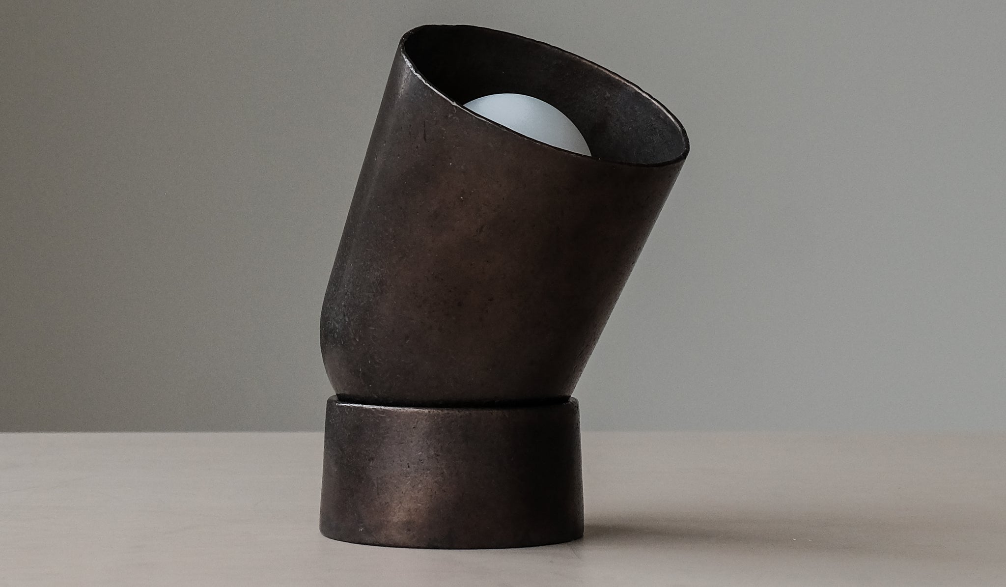 Studio Henry Wilson Blackened Cast Bronze Spot Light