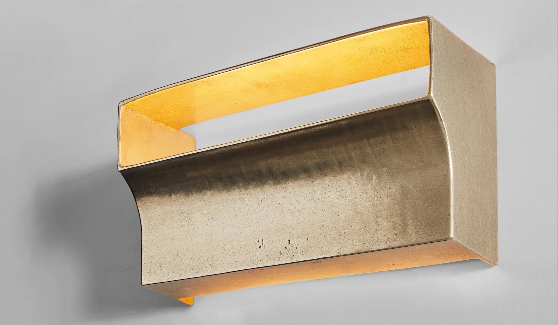 Studio Henry Wilson Polished Cast Brass Scoop Wall Light