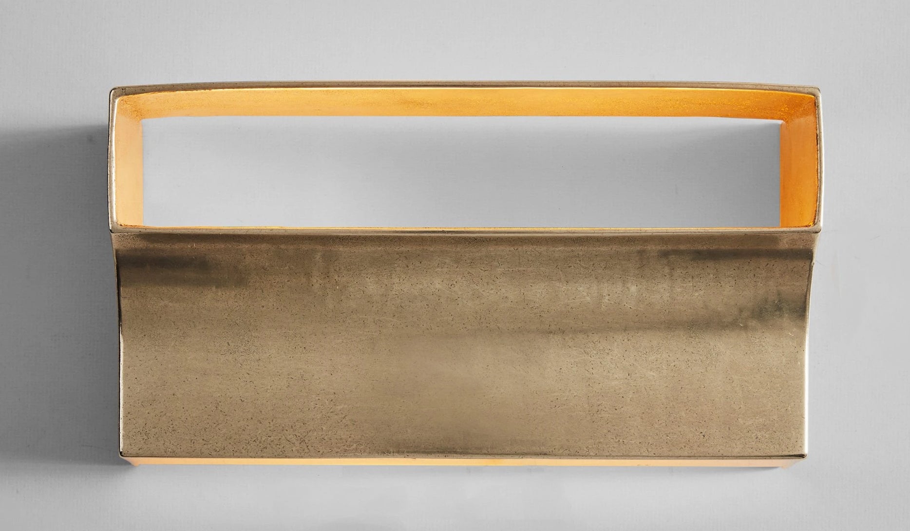 Studio Henry Wilson Polished Cast Brass Scoop Wall Light