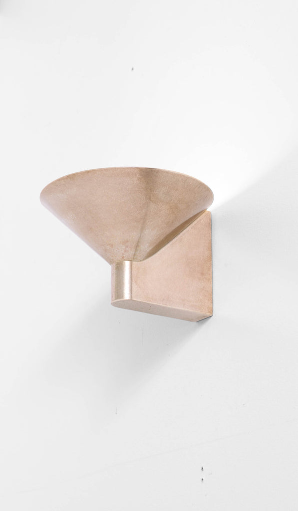 Studio Henry Wilson Polished Cast Bronze Conical Wall Light