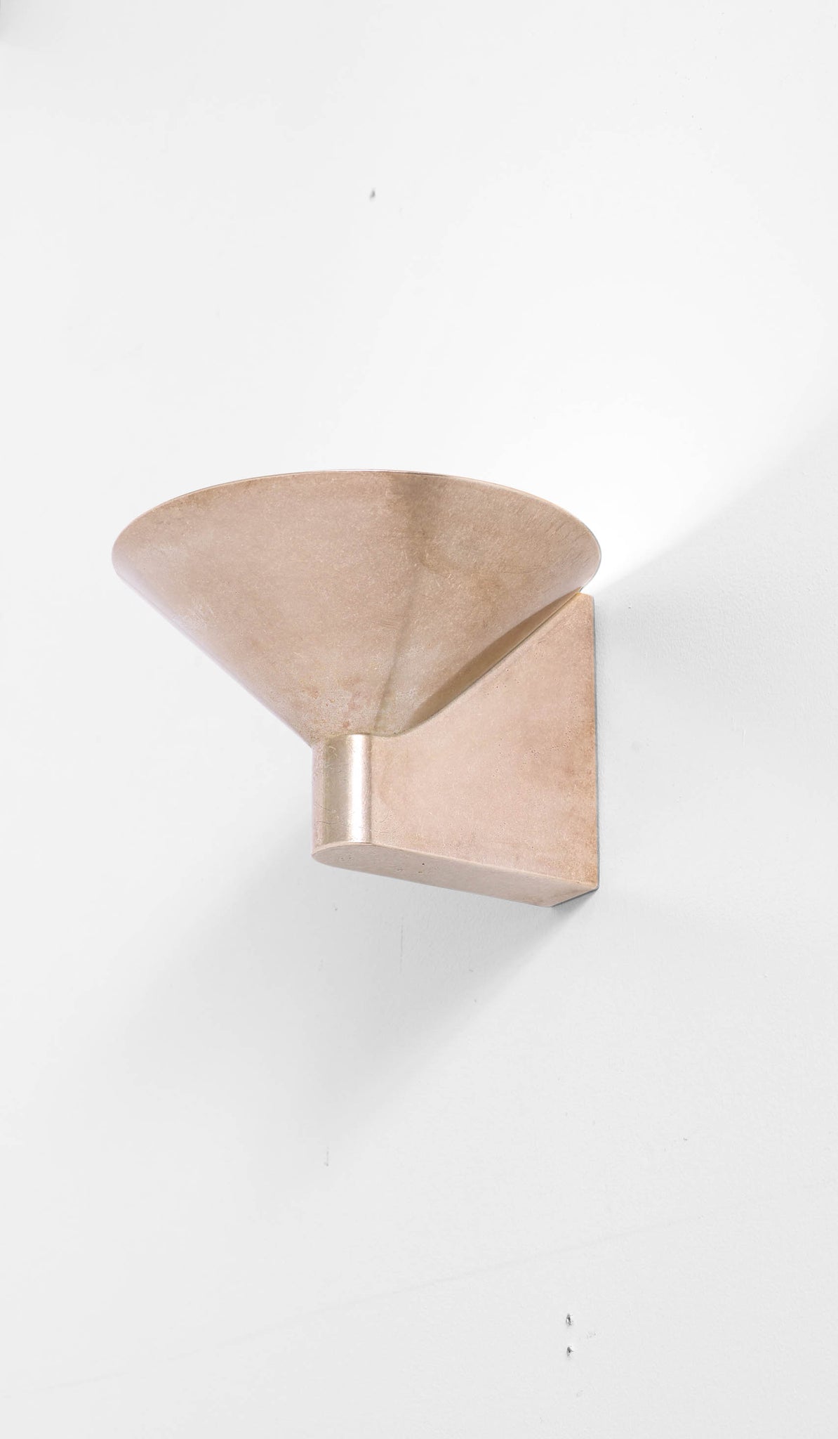 Studio Henry Wilson Polished Cast Bronze Conical Wall Light