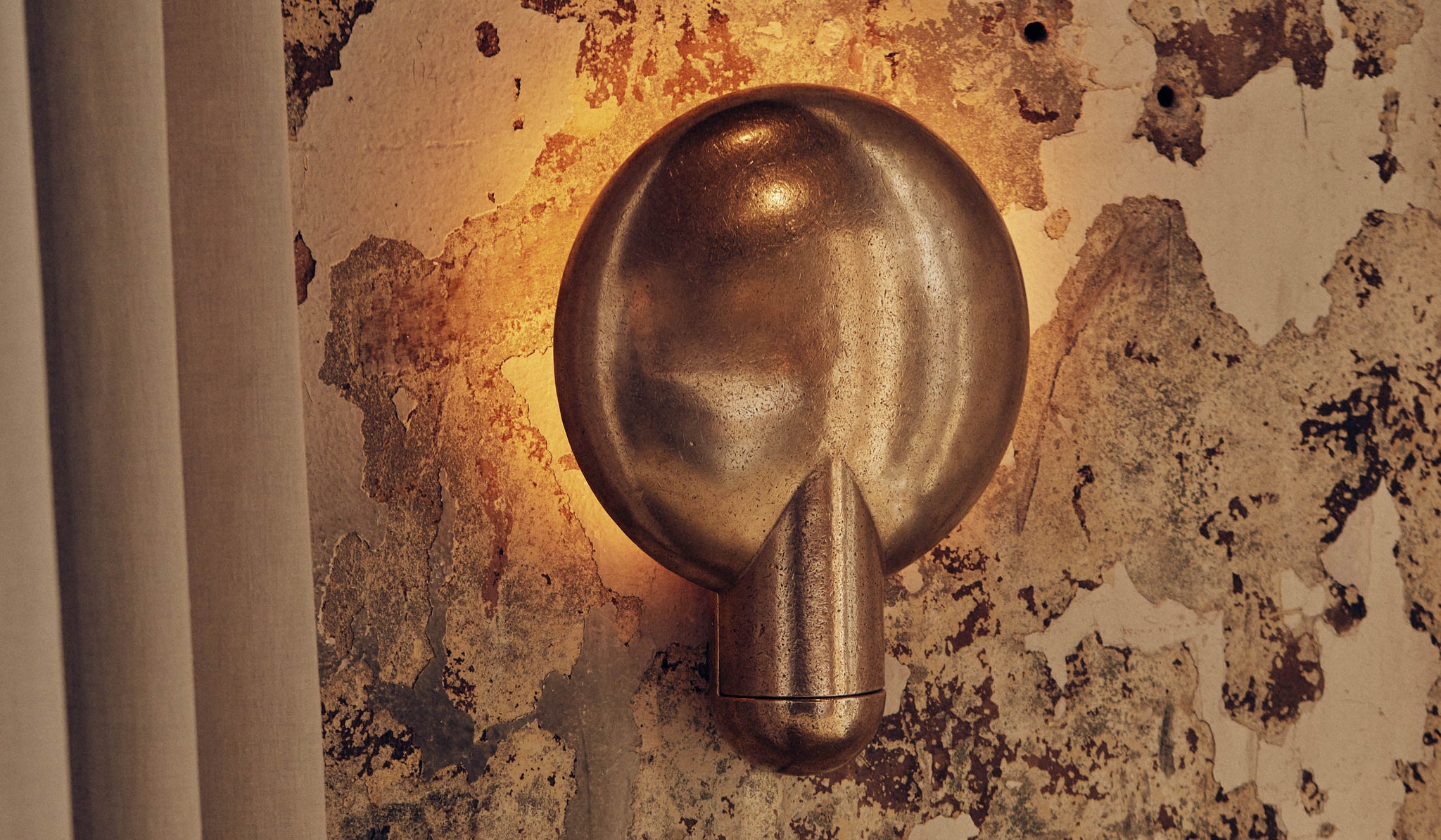 Studio Henry Wilson Polished Cast Bronze Surface Wall Sconce