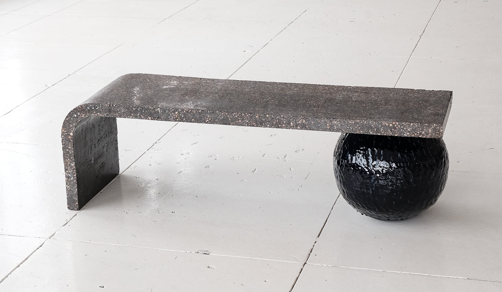 Del Harrow Ceramic and Concrete Bench