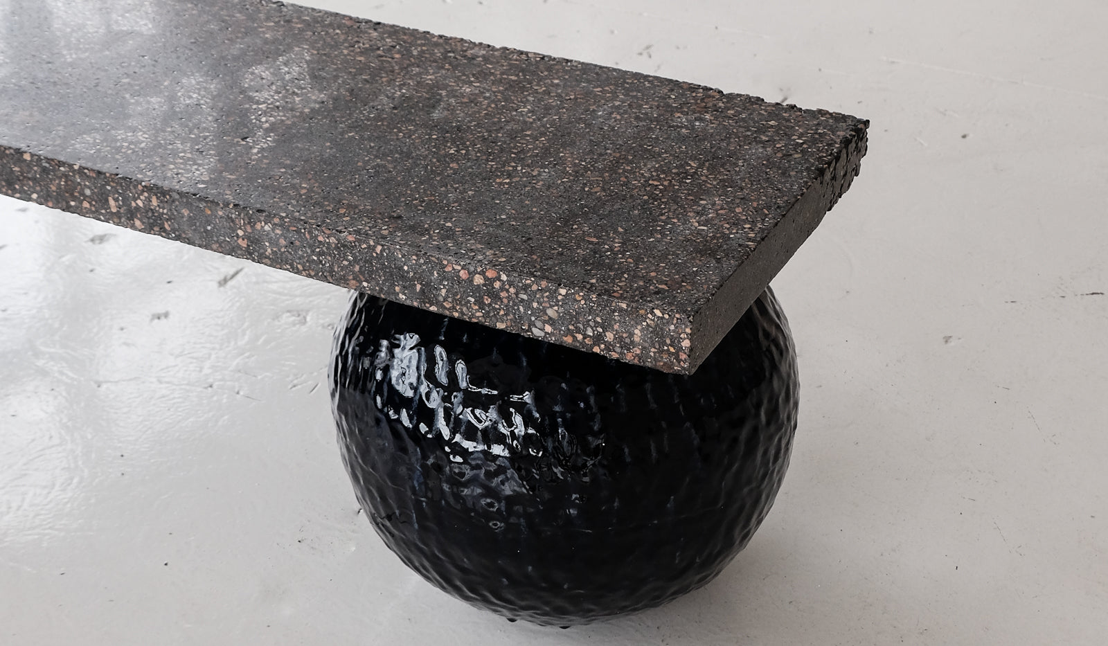 Del Harrow Ceramic and Concrete Bench