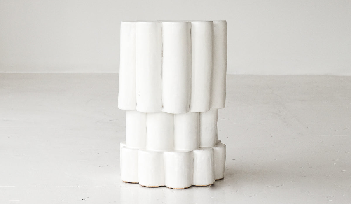 DISCONTINUED 3/25 B Zippy Marshmallow Triple Tier Cloud Side Table - Spartan Shop