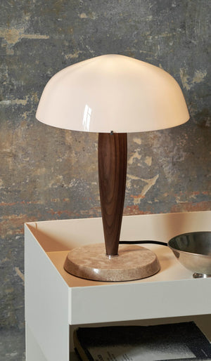 Olivia's Narla Small Desk Lamp in Black & Brass