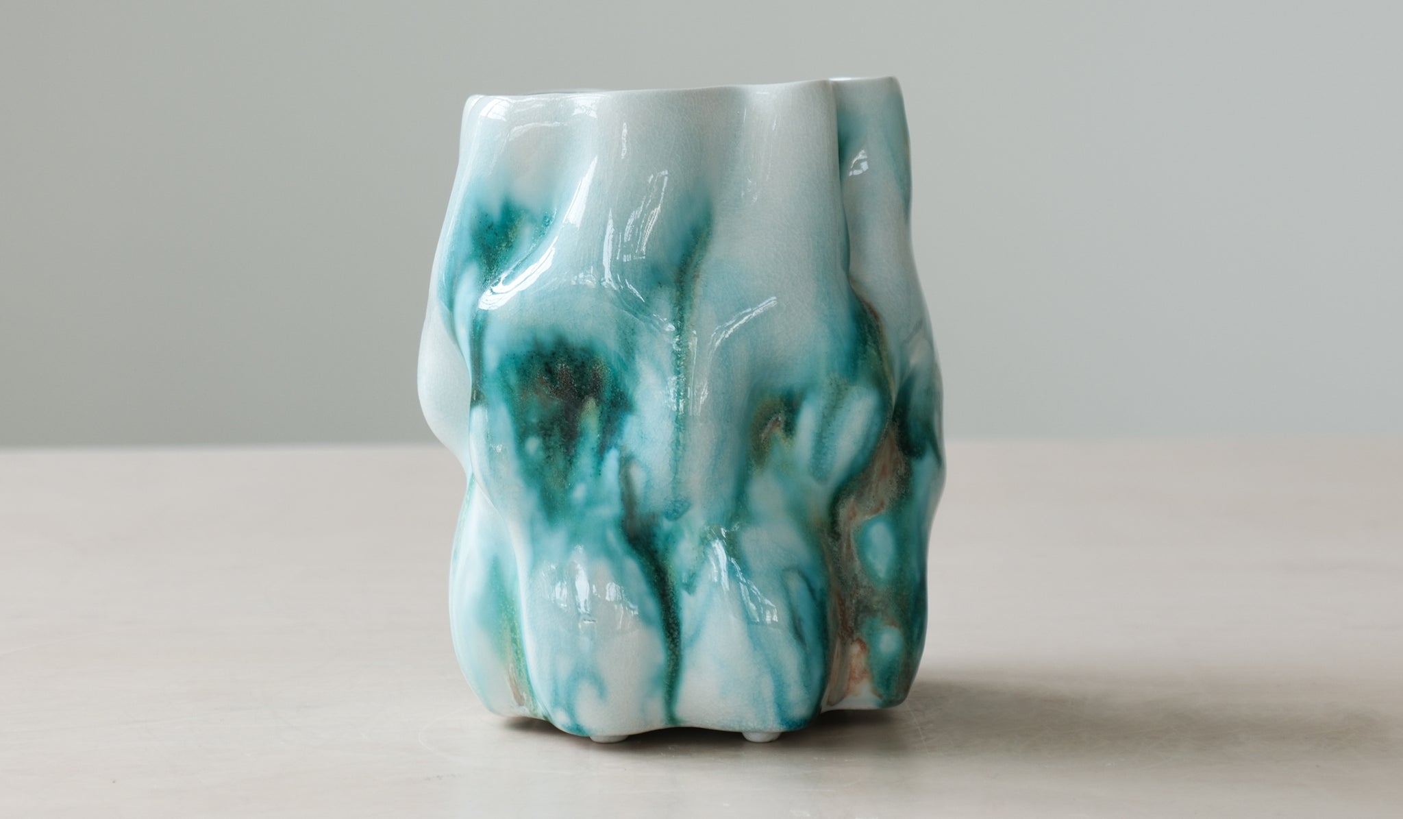 Clair Catillaz Saturated Copper Vessel