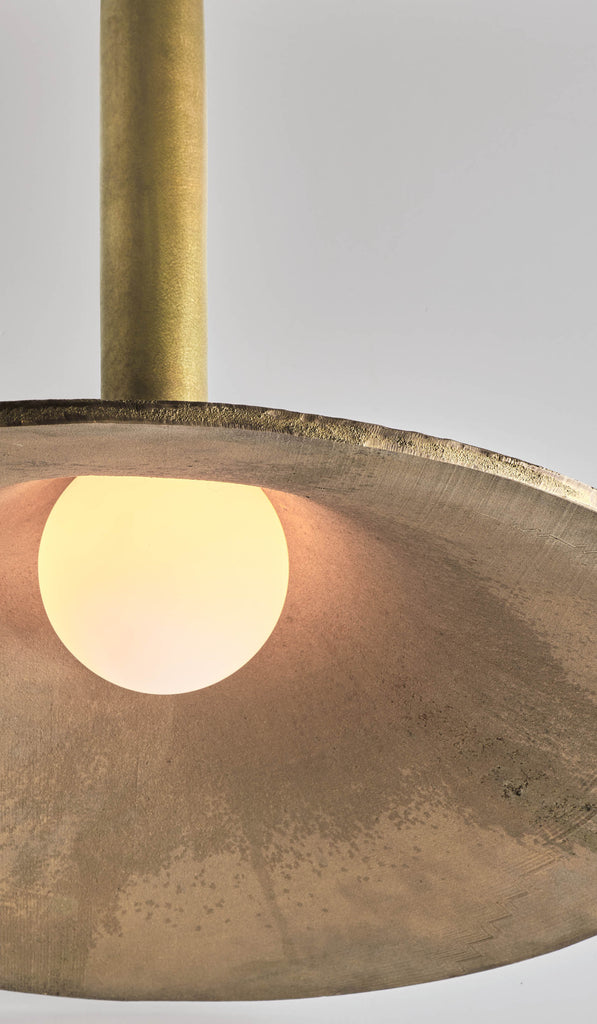 Coil + Drift Large Foundry Pendant