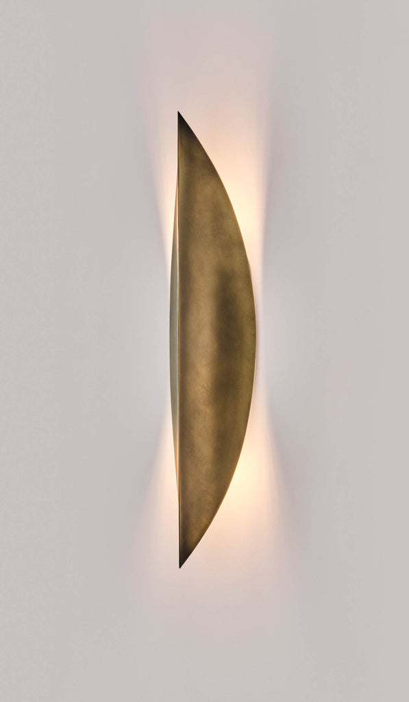 Coil + Drift Large Ridge Sconce