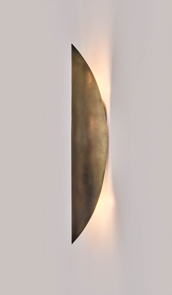 Coil + Drift Large Ridge Sconce