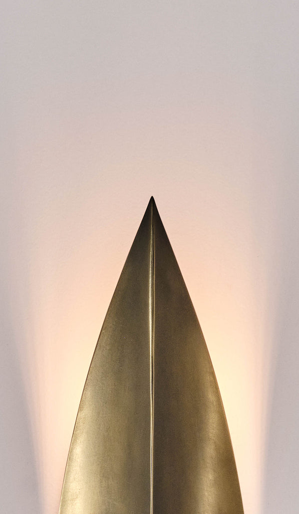 Coil + Drift Large Ridge Sconce