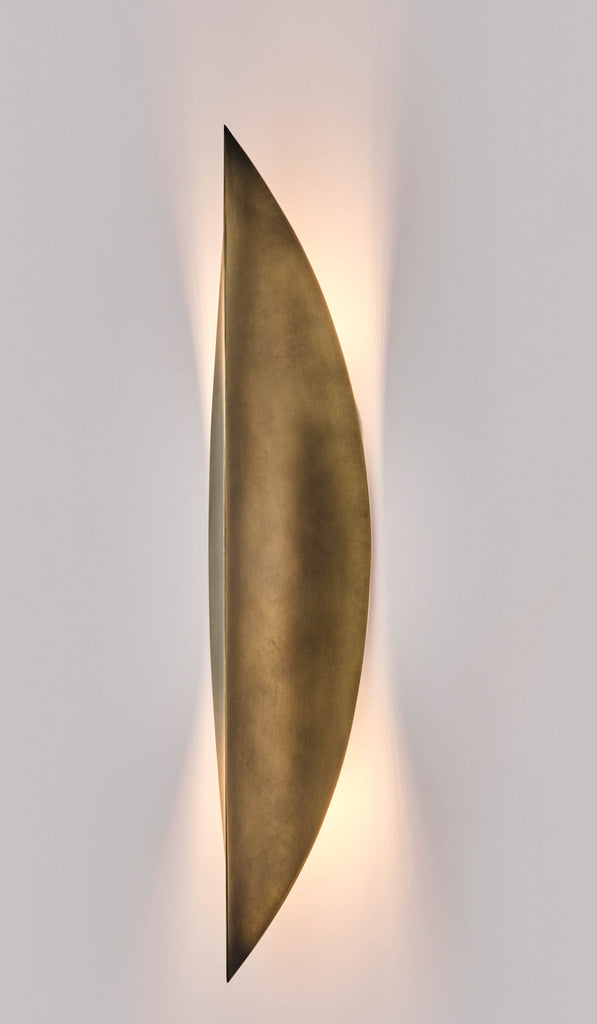 Coil + Drift Large Ridge Sconce