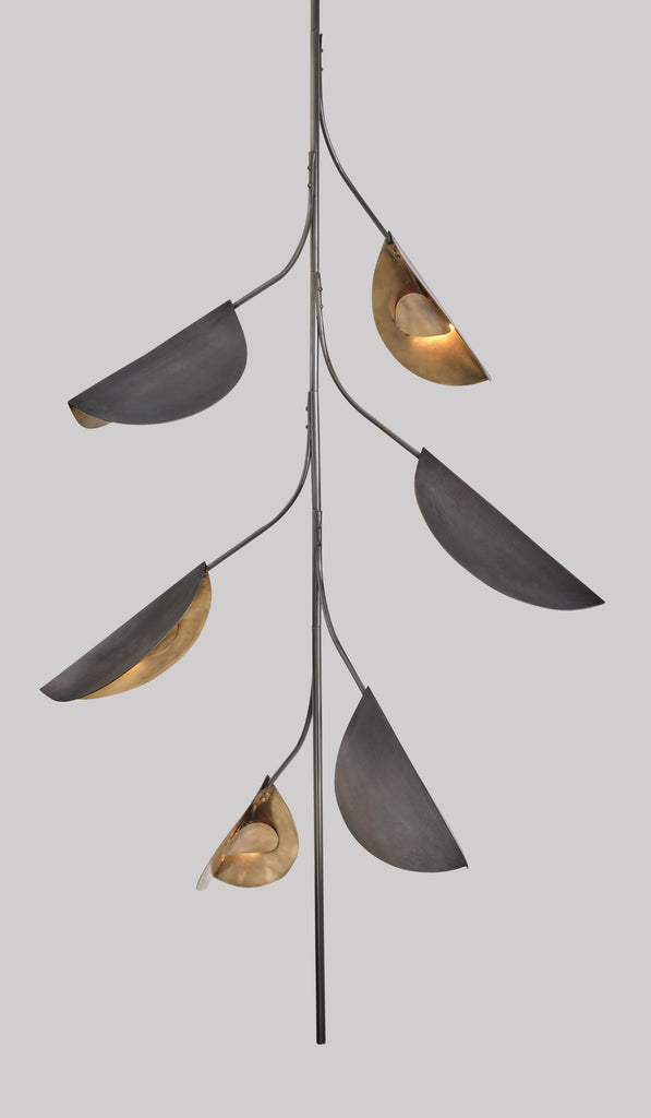 Coil + Drift Ridge Chandelier