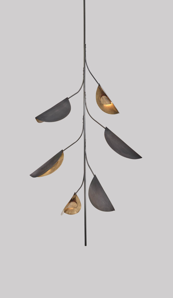Coil + Drift Ridge Chandelier