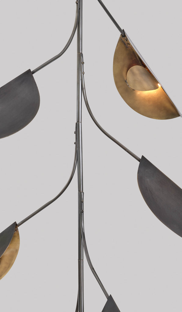 Coil + Drift Ridge Chandelier