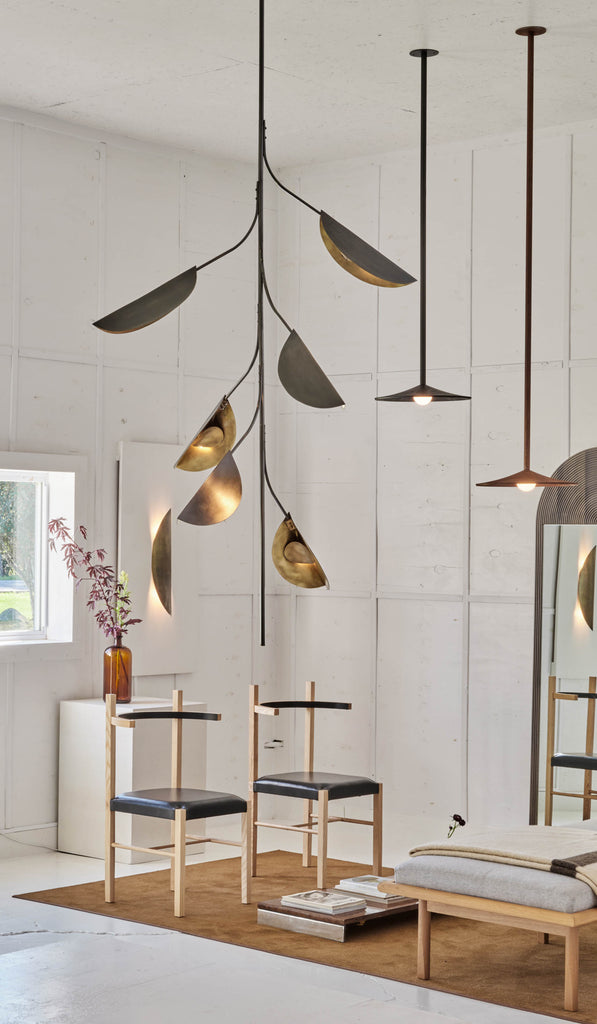 Coil + Drift Ridge Chandelier