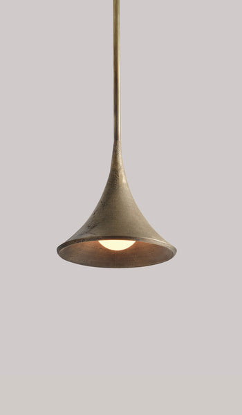 Coil + Drift Small Foundry Pendant
