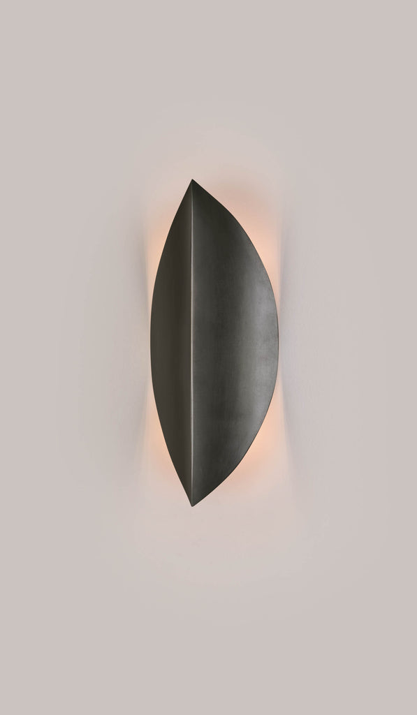 Coil + Drift Small Ridge Sconce
