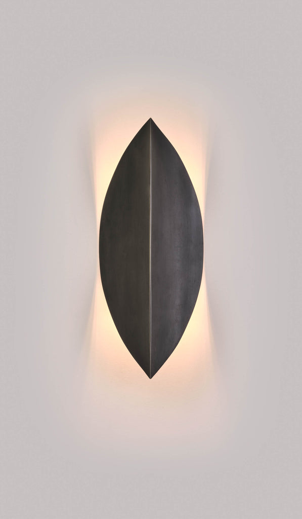 Coil + Drift Small Ridge Sconce