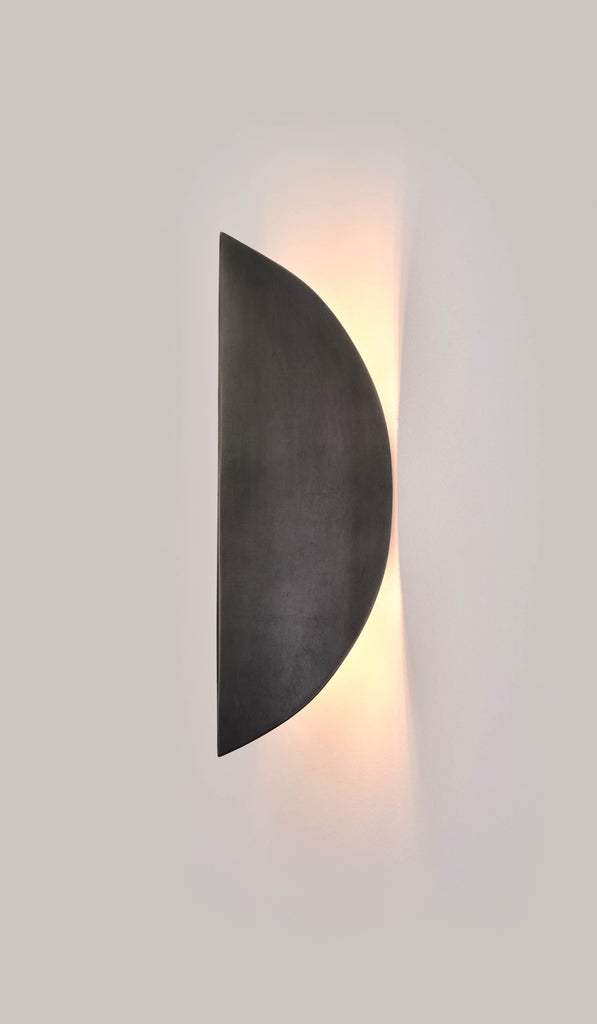 Coil + Drift Small Ridge Sconce