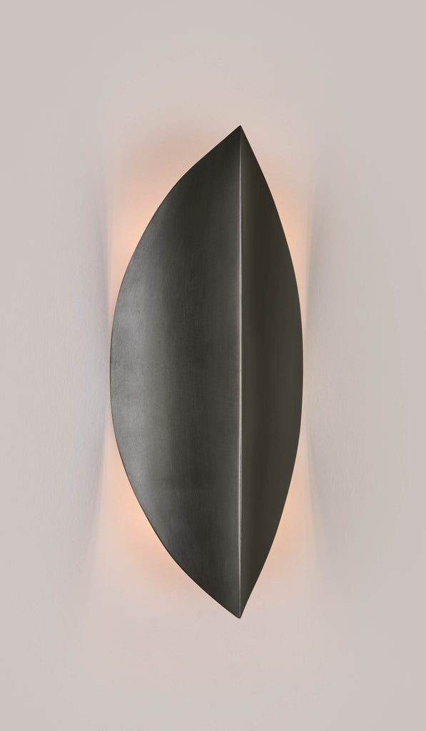 Coil + Drift Small Ridge Sconce