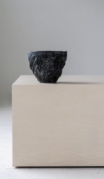 Dina No Mottled Swirling Ribbon Vessel No. 1