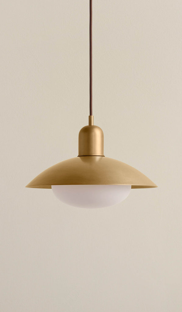 In Common With Brass Arundel Mushroom Pendant
