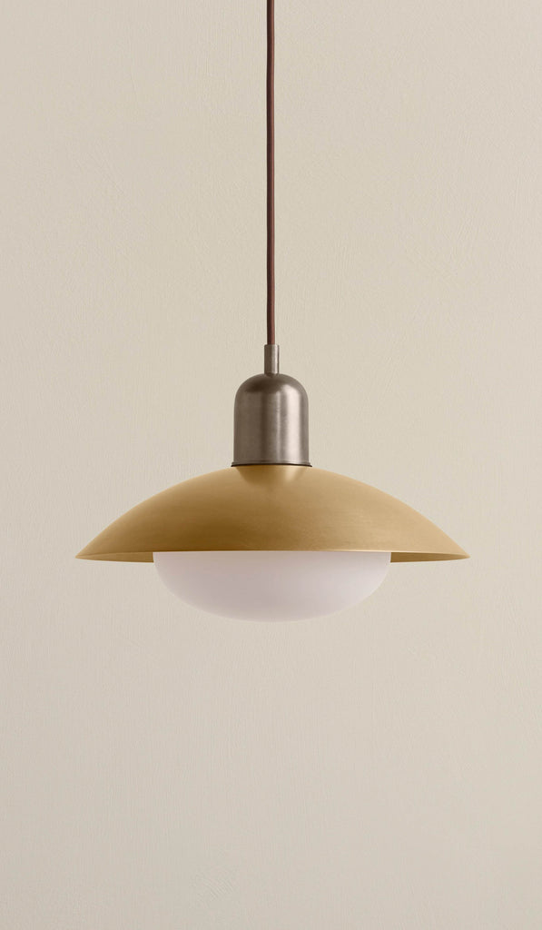 In Common With Brass Arundel Mushroom Pendant